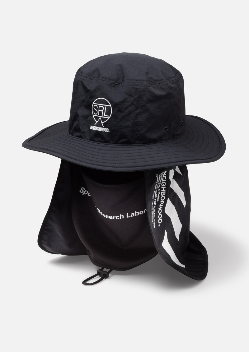NEIGHBORHOOD｜ SRL . SUNGUARD HAT 黑