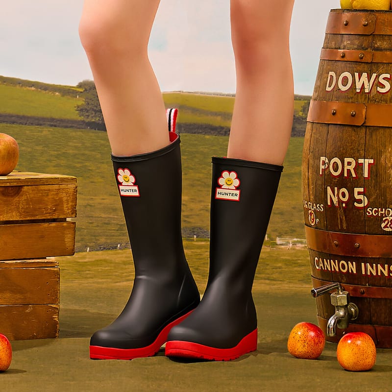 Wiggle Wiggle x HUNTER Play Tall Rain Boots Strap Set