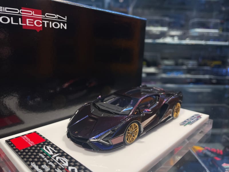 MakeUp EM533SC Lamborghini Sian FKP 37 Blu Hal 1/43