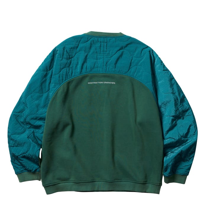 LIBERAIDERS 23F/W COTTON FLEECE QUILTED CREWNECK II
