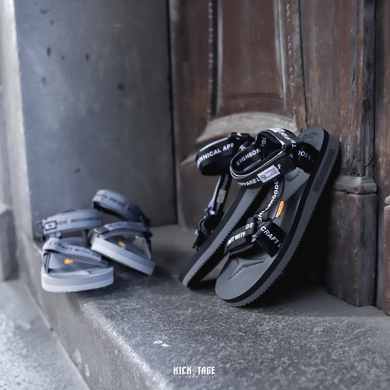 NEIGHBORHOOD x SUICOKE DEPA-V2 OG-022V2 聯乘款LOGO織帶魔鬼氈
