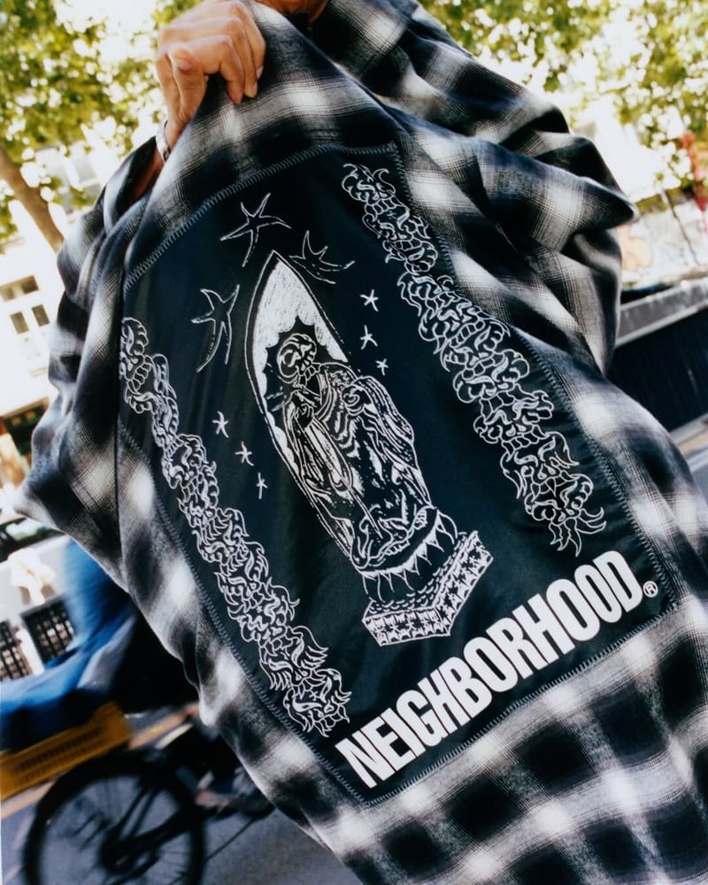 2025SS NEIGHBORHOOD NH FUCKING AWESOME . HOMBRE CHECK S