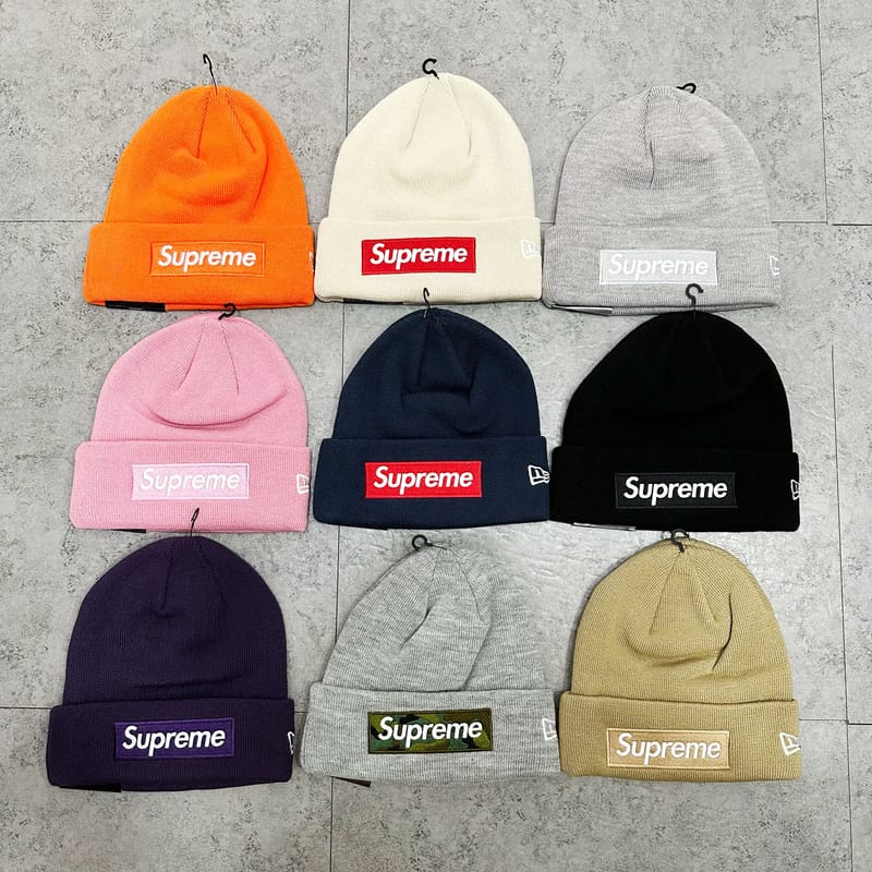 Supreme FW24 /FW23 New Era Box Logo Beanie冷帽