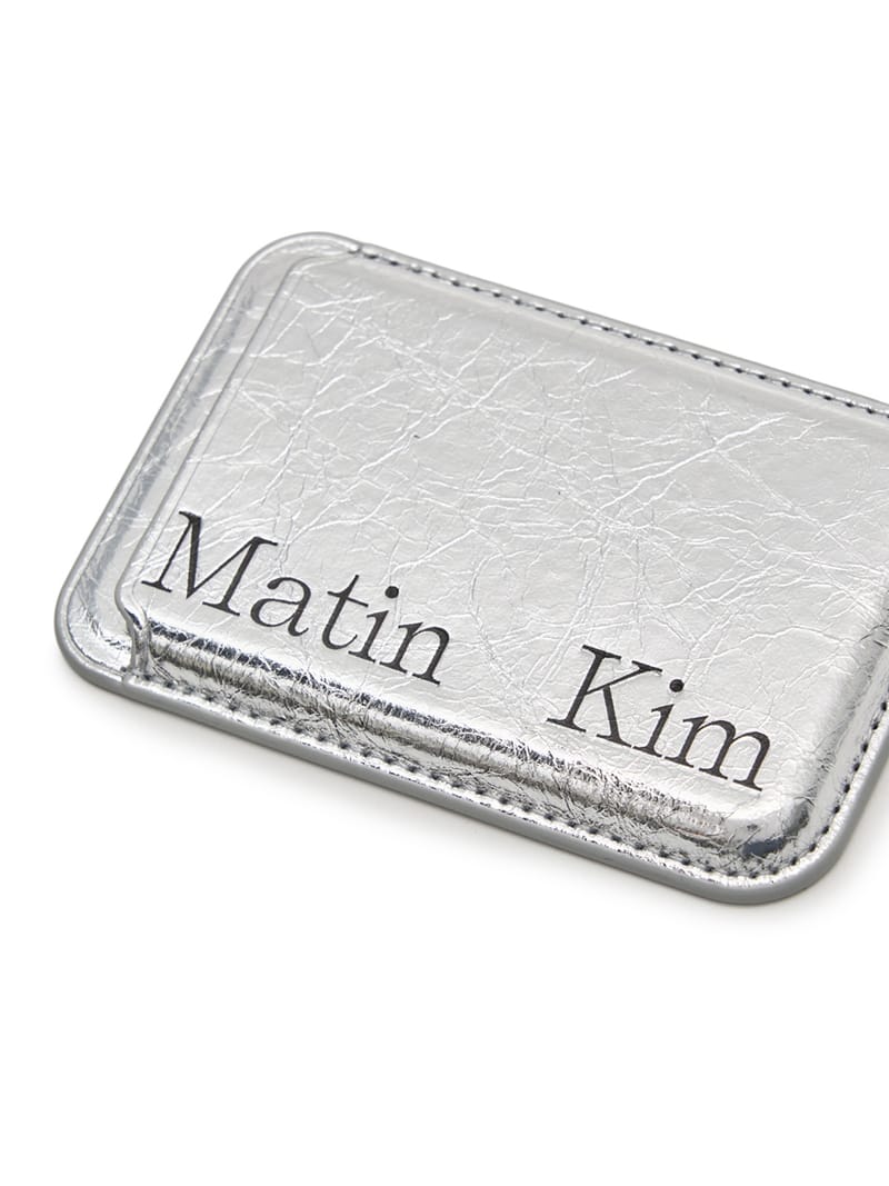 MATIN MAGNETIC CARD WALLET IN SILVER