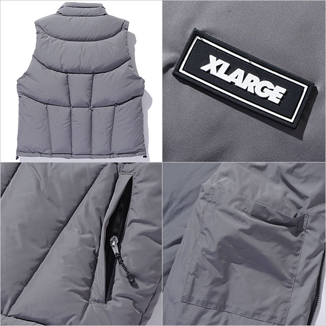 XLARGE（エクストラ ラージ） パネルド ダウンベスト