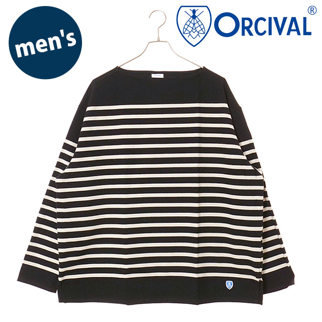 ORCIVAL（オーシバル） ボートネック ロングスリーブプルオーバー