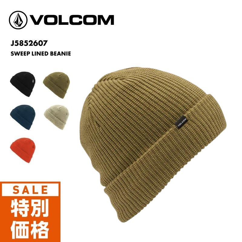 VOLCOM（ボルコム） メンズ ビーニー SWEEP LINED BEANIE 2026 SNOW