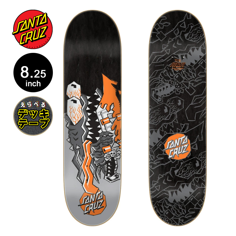 SANTA CRUZ（サンタクルーズ） スケボー デッキ 8.25 FEELBASE MEEK