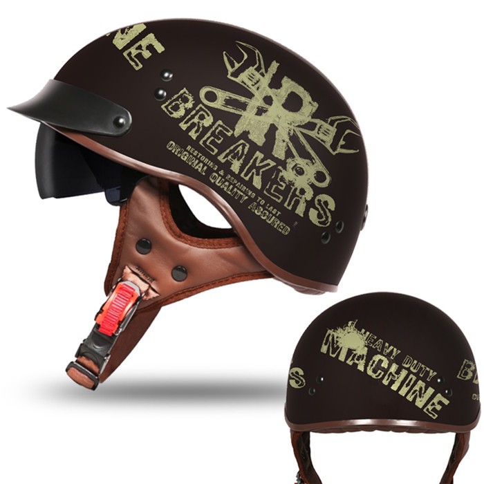バイクヘルメット 半キャップ ヘルメット 半帽 ハーフ ジェット