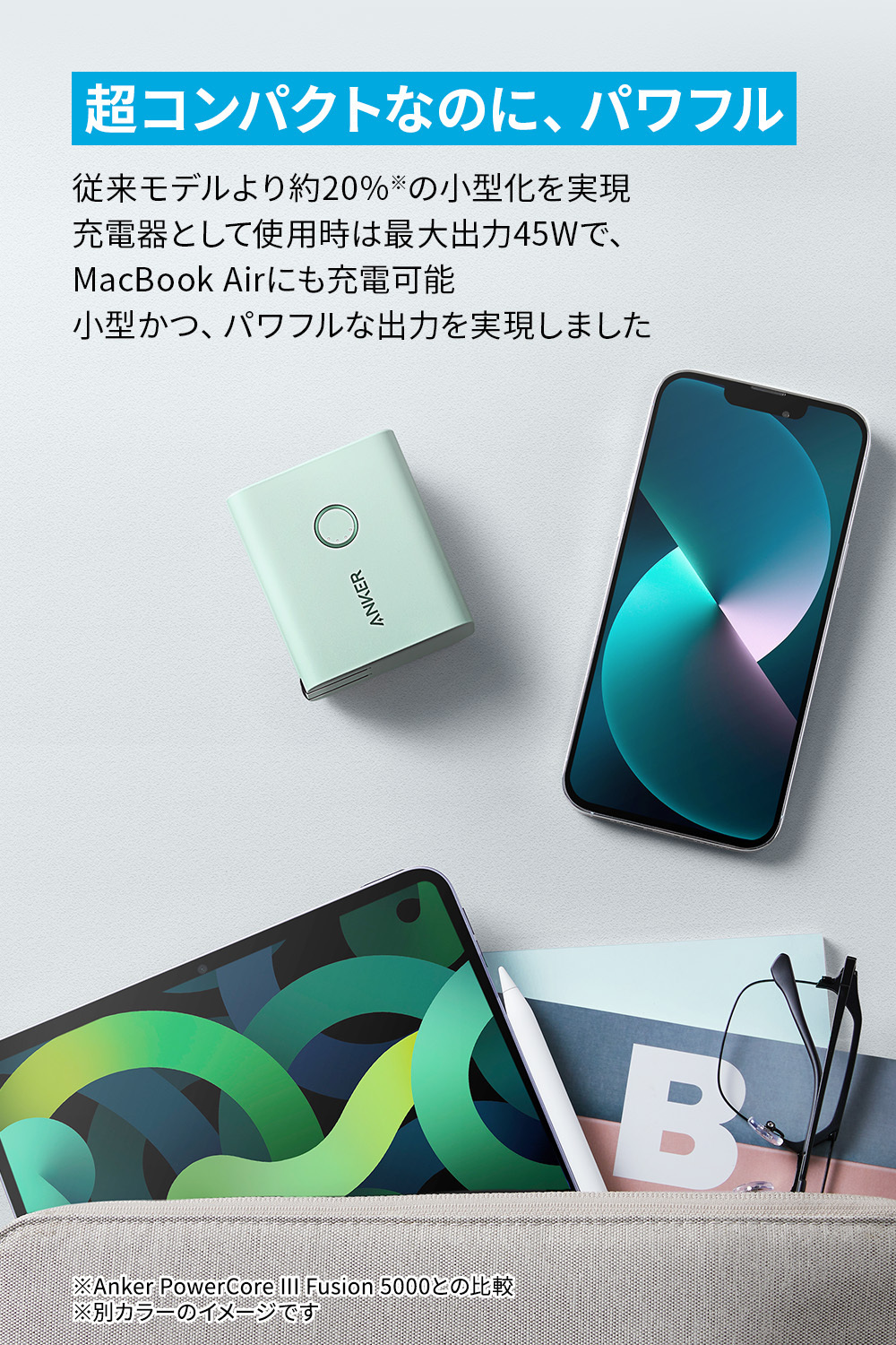 Anker（アンカー） Anker 521 Power Bank (PowerCore Fusion, 45W