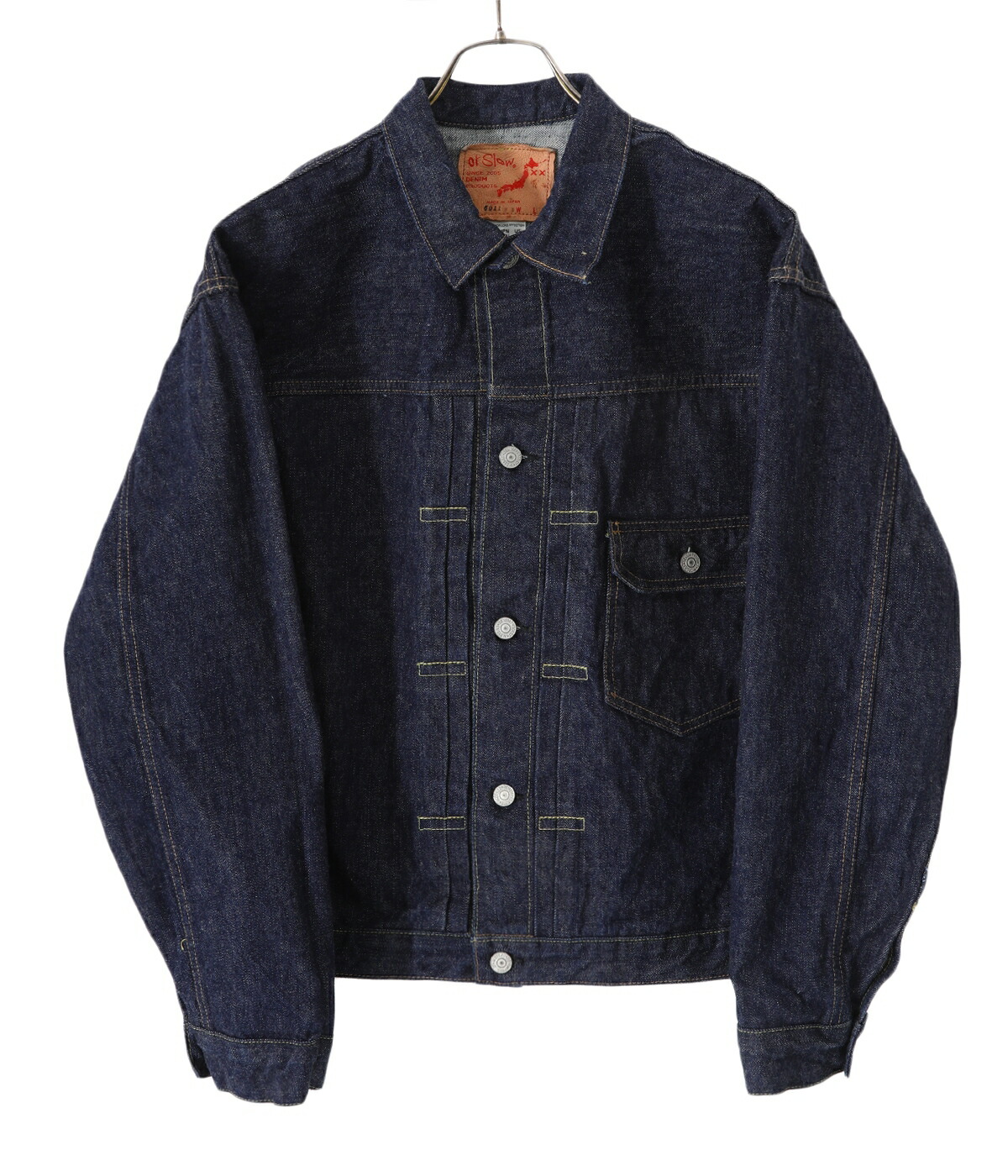 orSlow（オアスロウ） ： PLEATED FRONT BLOUSE -DENIM ONE WASH