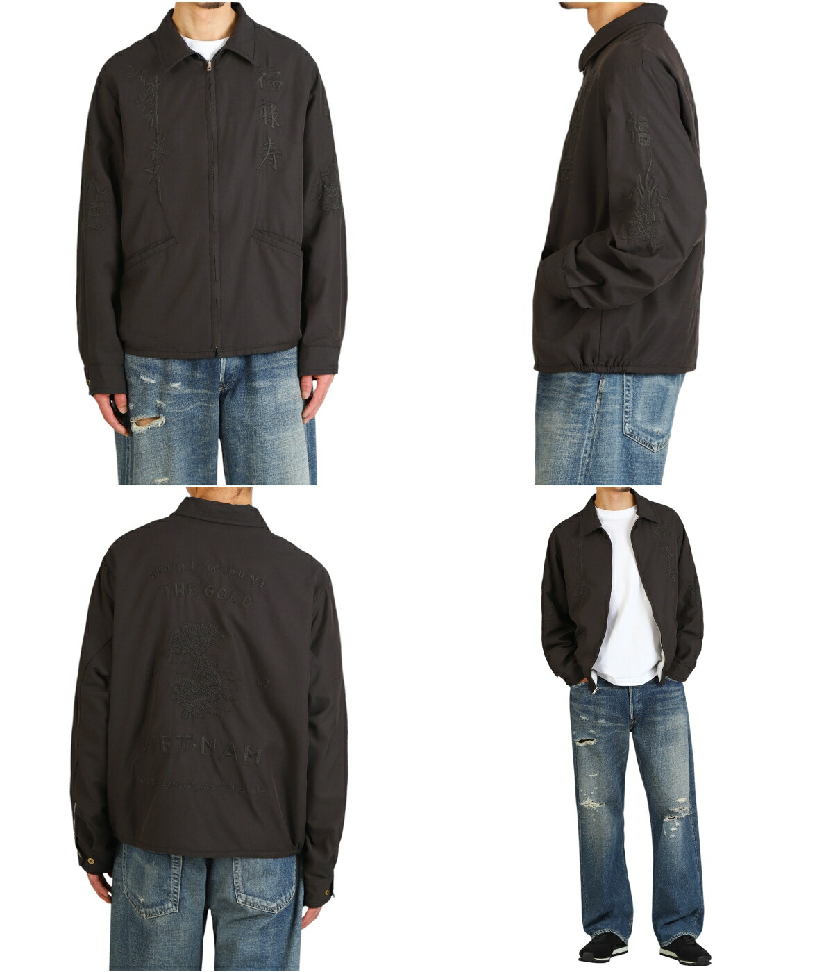 GOLD / ゴールド ： 別注 VIETNAM JACKET AGED MODEL “福禄寿“ 25A