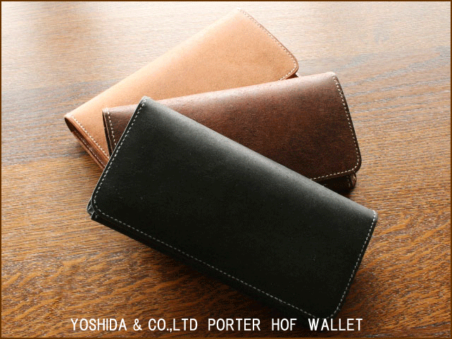 PORTER ポーター ホフ ロングウォレット 240-04189 長財布 かぶせ 牛革