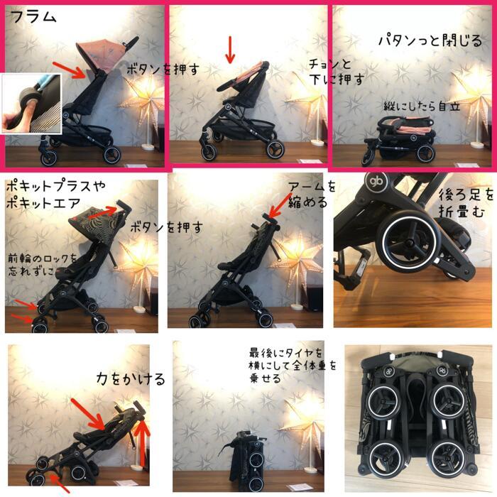 gb FLAM フラム ライトカラーシリーズ フロントバーセット ベビーカー