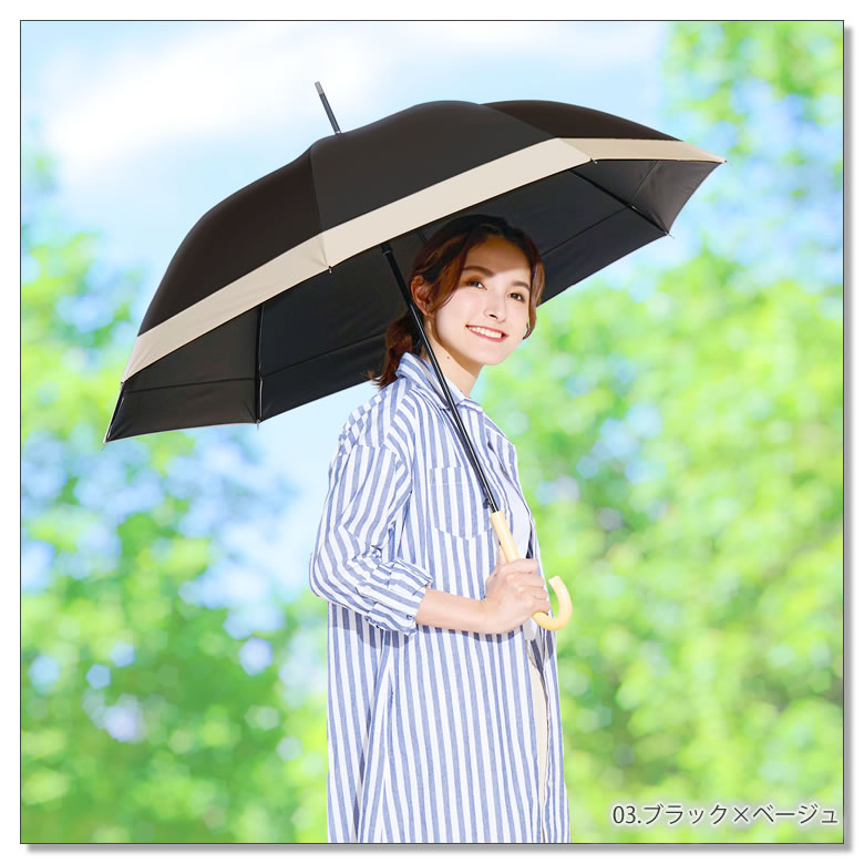 LAD WEATHER（ラドウェザー） 日傘 完全遮光 長傘 晴雨兼用 8本骨