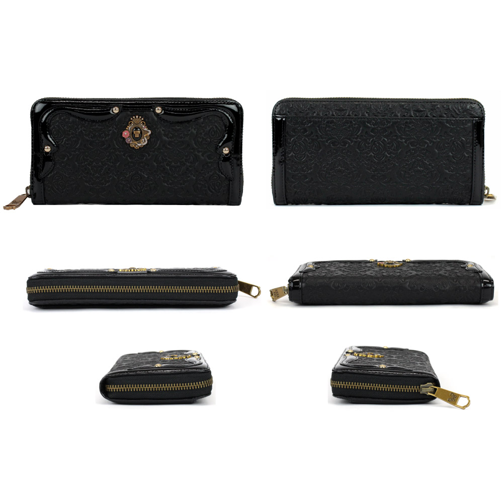 ANNA SUI（アナスイ） 長財布 財布 セルパン ラウンドファスナー長財布