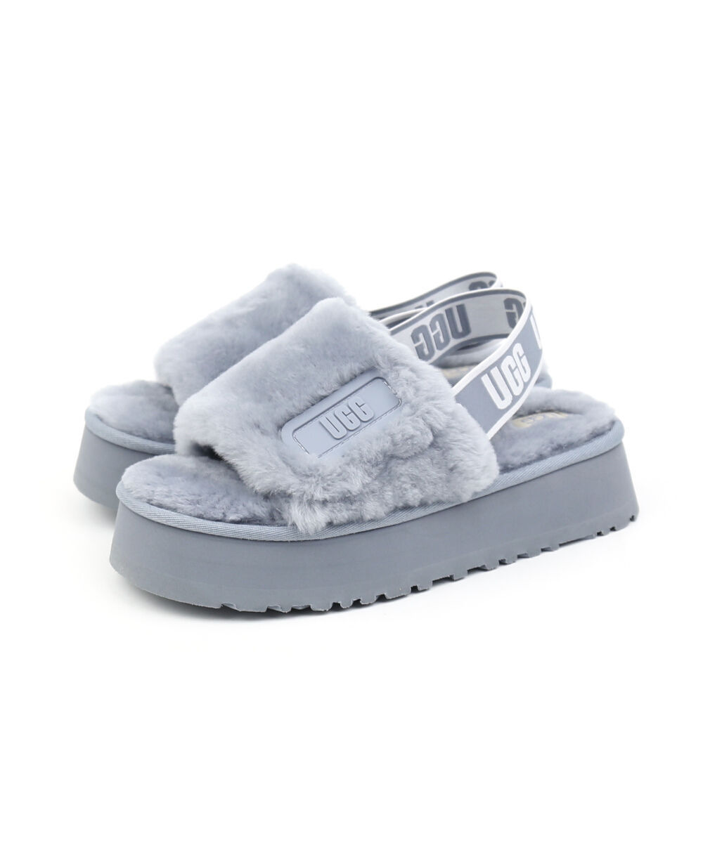 UGG Australia（アグオーストラリア） アグ ファーサンダル 厚底