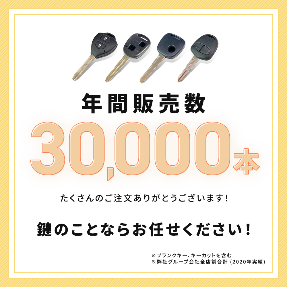 トヨタ（TOYOTA） 加工代金込み エマージェンシーキー アクア マークX