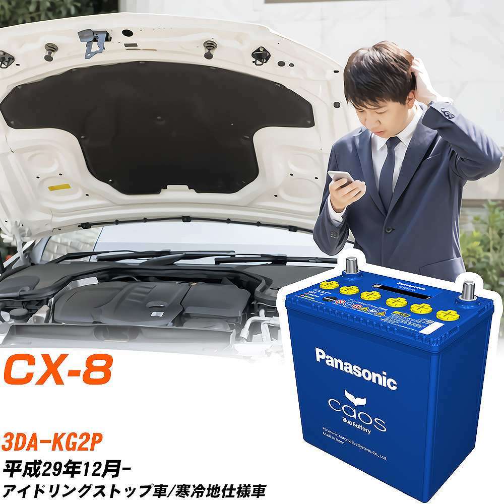 カオス マツダ CX-8 バッテリー N-S115/A4 3DA-KG2P H29/12