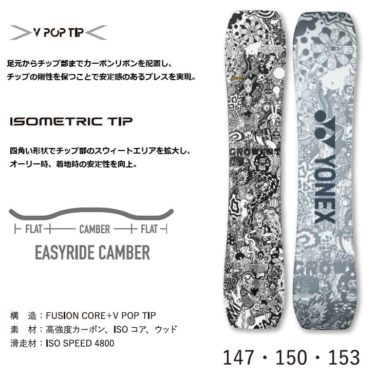 モス（MOSS） 24-25 YONEX ヨネックス スノーボード GROWENT グロー