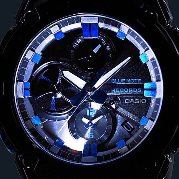 G-SHOCK GST-B100BNR-1A ブルーノートコラボ 限定モデル 腕時計 メンズ
