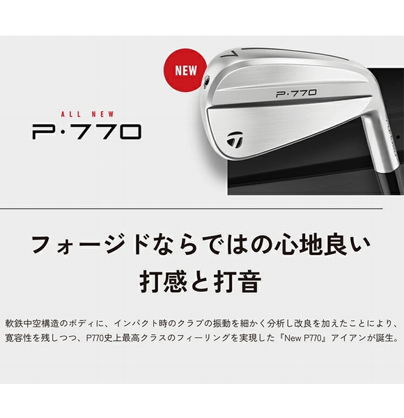 P700シリーズ テーラーメイド P770 アイアン 5本セット（#6-PW）日本