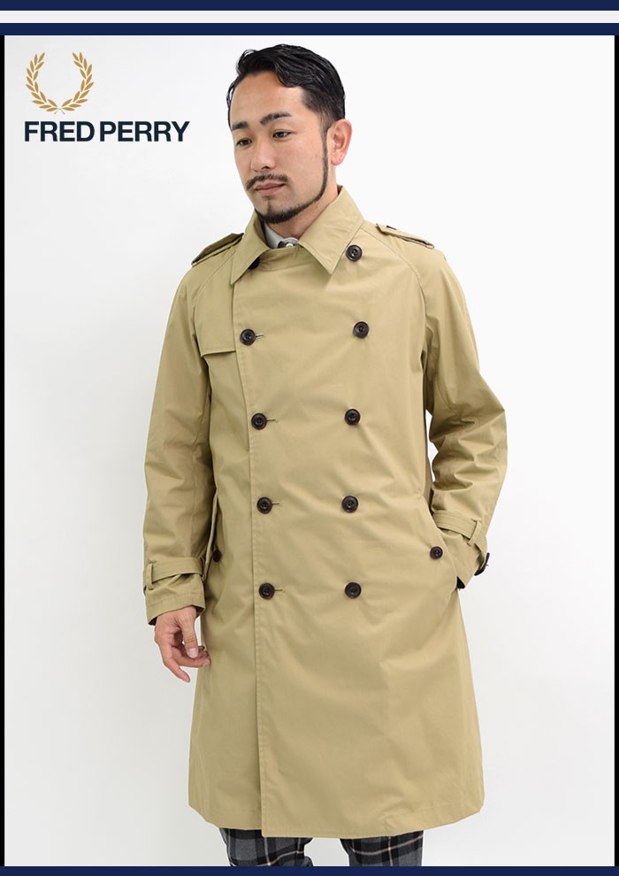 FRED PERRY（フレッドペリー） ジャケット メンズ トレンチ コート
