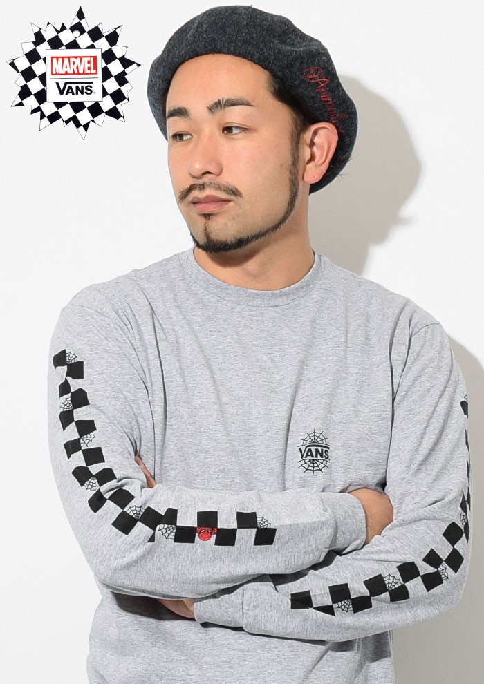 VANS（ヴァンズ） バンズ Tシャツ 長袖 メンズ マーベル