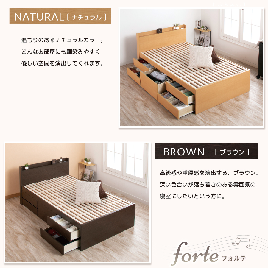 すのこベッド シングルベッド 収納付ベッド ベッドフレーム 全長 190cm