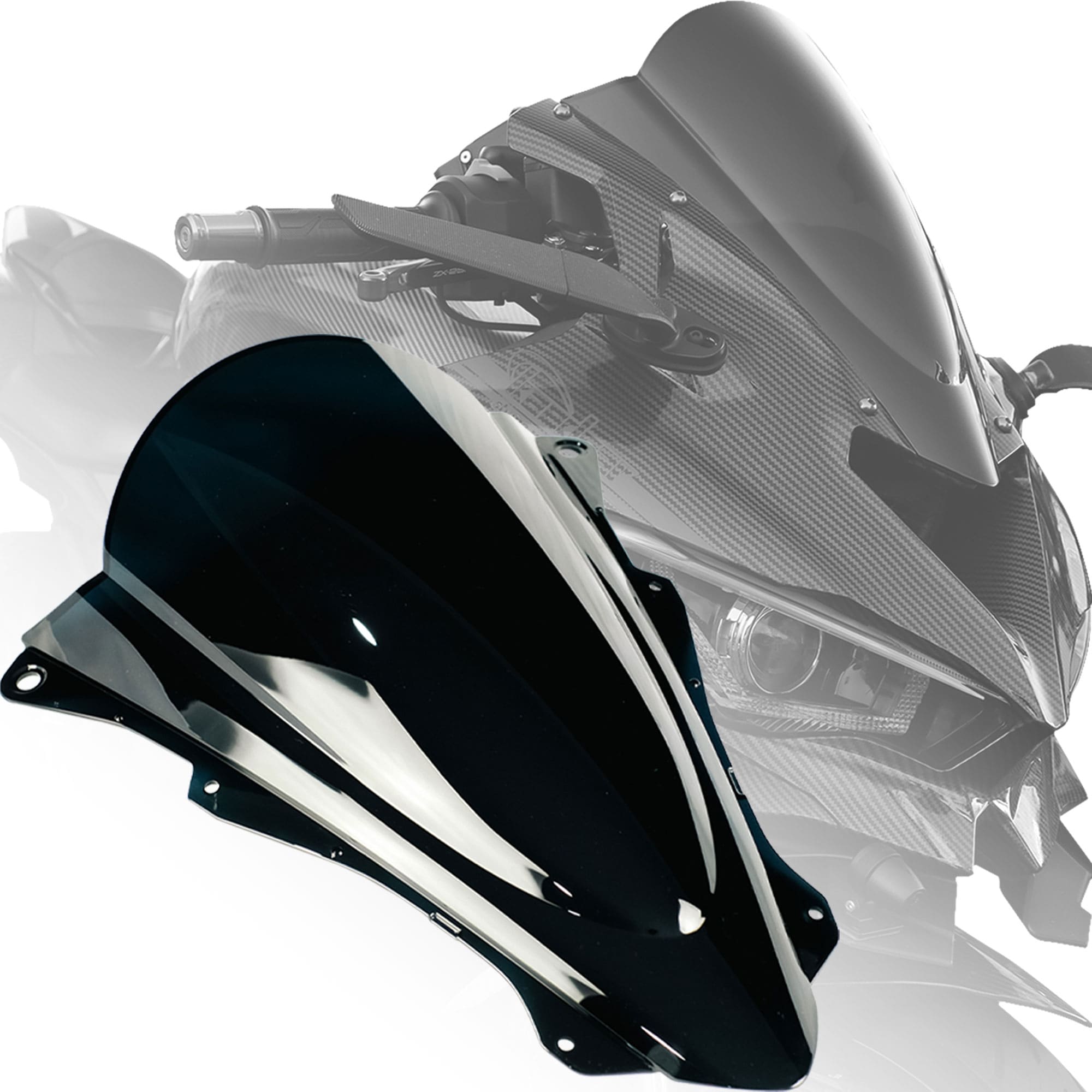 Kaedear（カエディア） ZX-25R ZX-4R スクリーン レーシング ウィンド