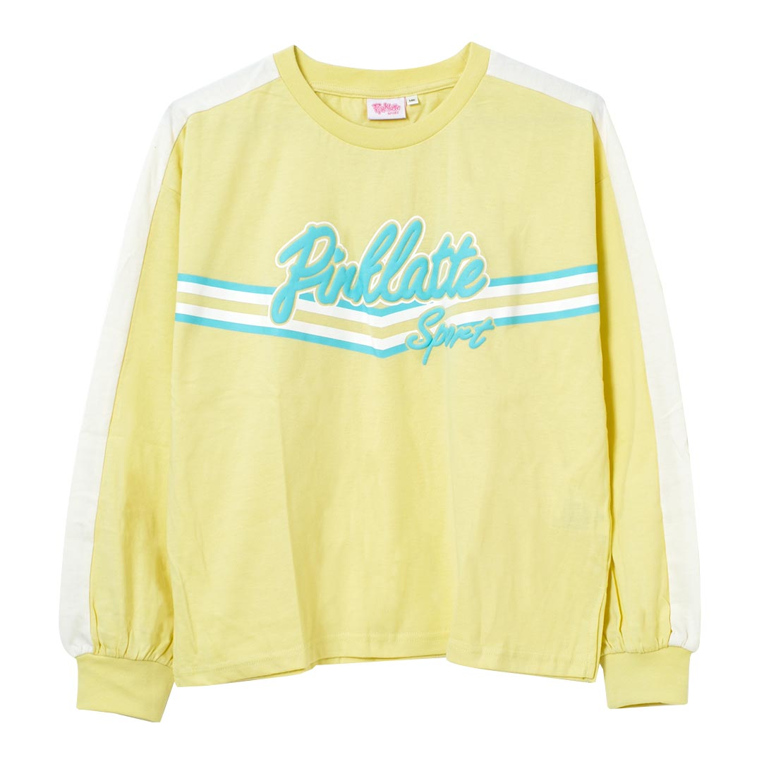 PINK-latte（ピンクラテ） 子供服 女の子 袖ラインロングTシャツ PINK