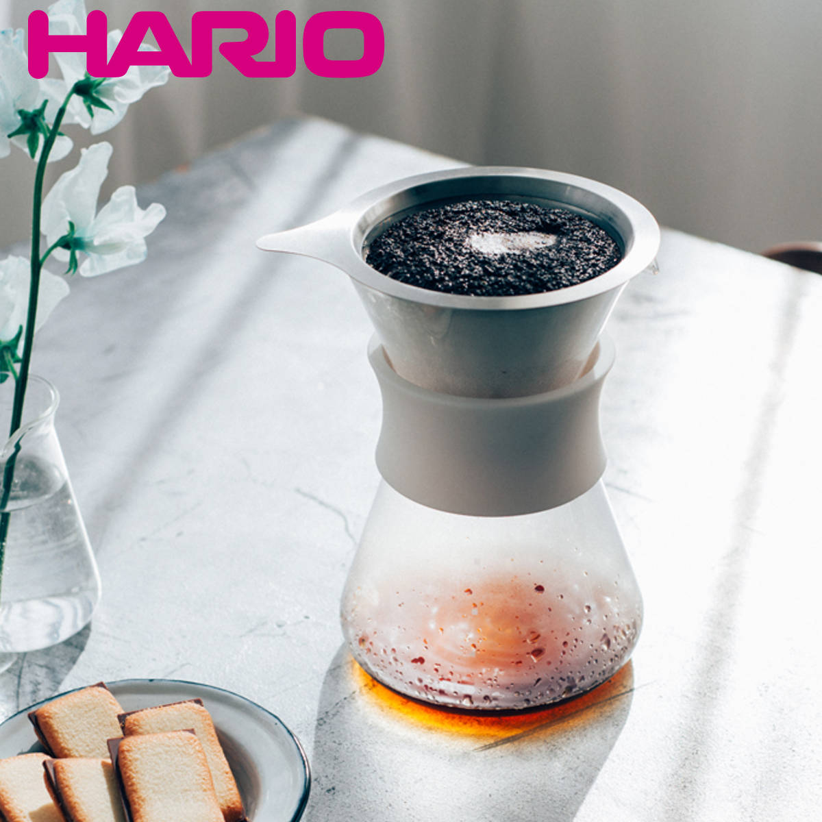 HARIO（ハリオ） コーヒーメーカー 400ml Glass Coffee Maker 耐熱