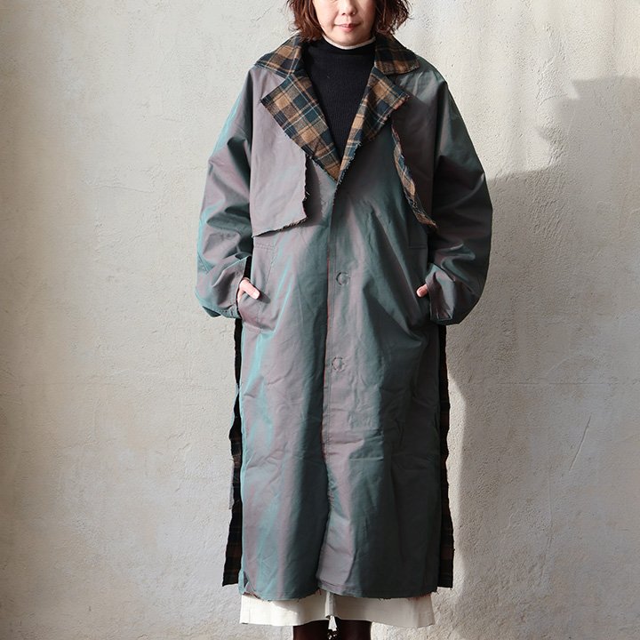 PATY トレンチコート コート アウター レディース リバーシブル ロング