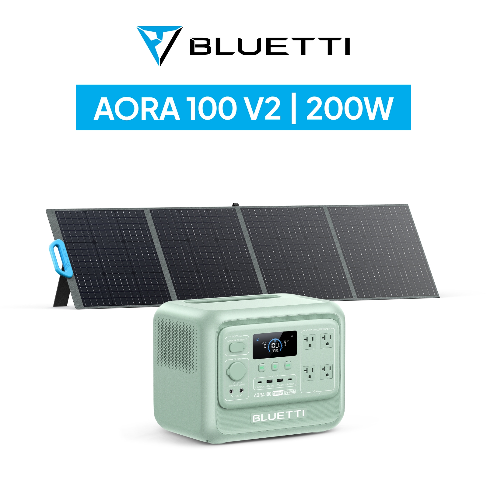BLUETTI 【クーポンで107,100円 2/27~】BLUETTI ポータブル電源 AORA
