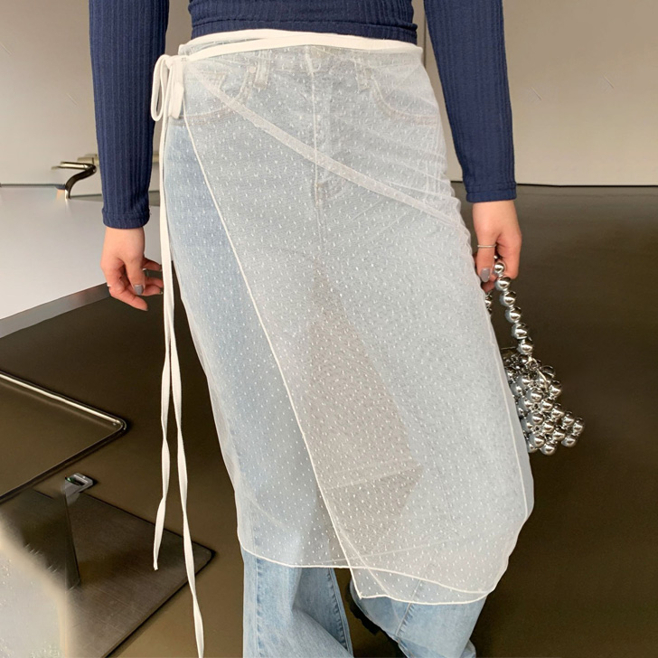REAL STYLE ラップスカート レディース スカート 巻きスカート