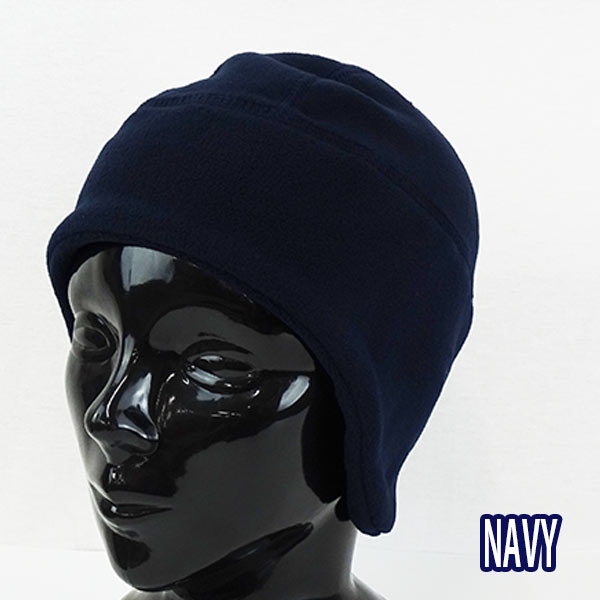 ニット帽 耳当て付き フリース ビーニー BEANIE 男女兼用 裏起毛 防寒