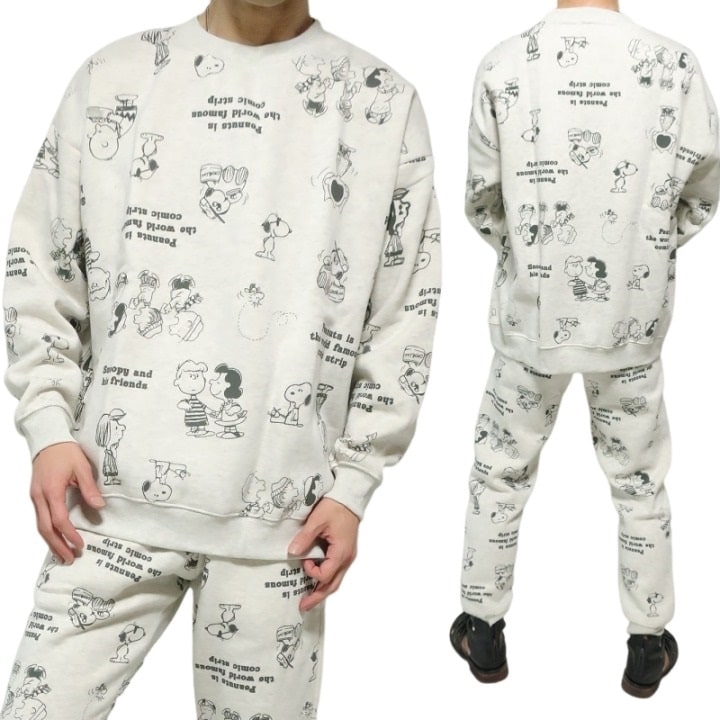 SNOOPY（スヌーピー） グッズ セットアップ 裏起毛/トレーナー