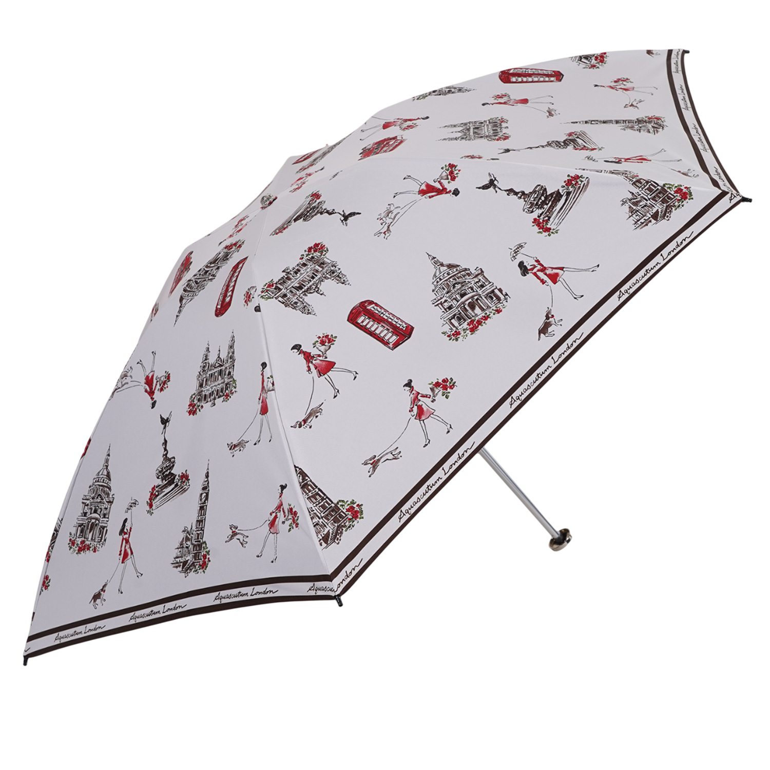 Aquascutum（アクアスキュータム） 日傘 折りたたみ 軽量 晴雨兼用