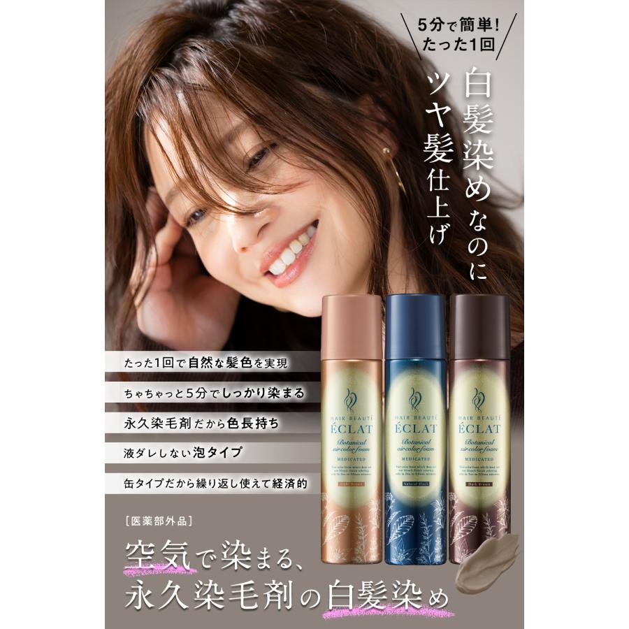 HAIR BEAUTE ECLAT 白髪染め リタッチ 全体染め 部分染め ヘアカラー