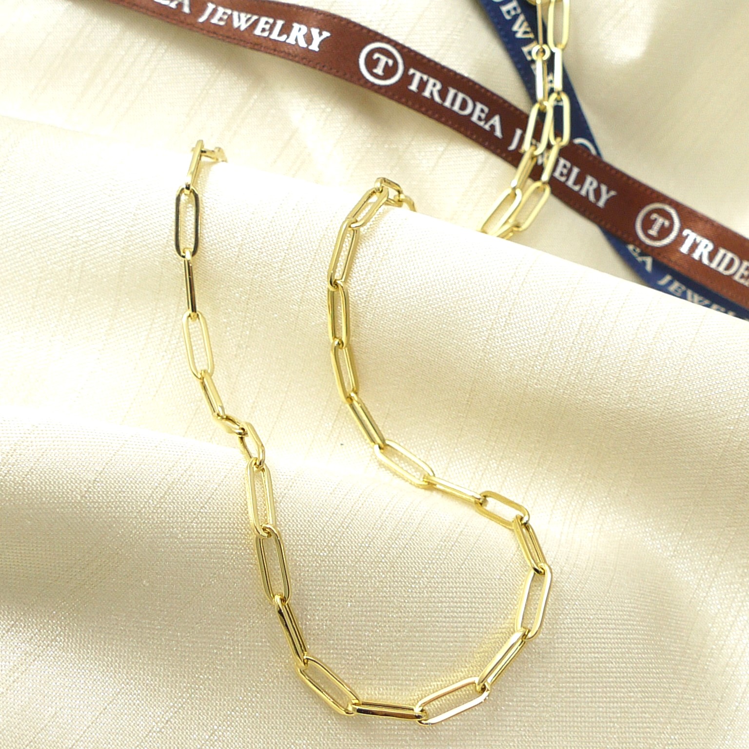 TRIDEA JEWELRY（トライディアジュエリー） 18金 ペーパークリップ