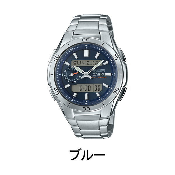 WAVE（CASIO） カシオ腕時計 電波ソーラー メンズ アナログ デジタル