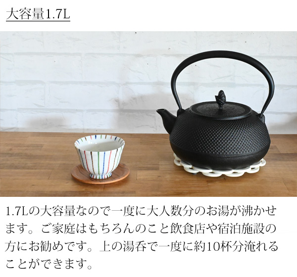 南部鉄器 岩鋳 鉄瓶 ih対応 おしゃれ 南部鉄瓶 直火ok ホーロー加工