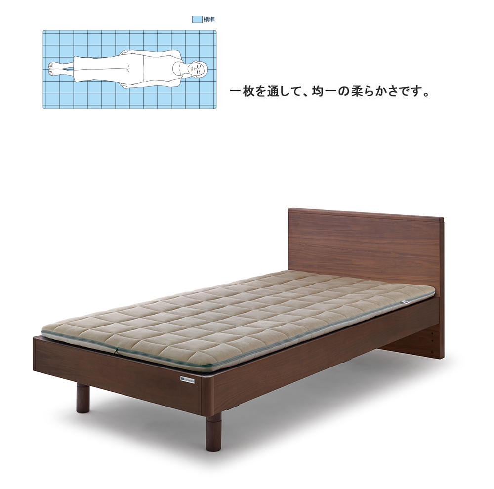 エアウィーヴ（airweave） 四季布団 敷き布団 セミダブル 高反発 厚さ