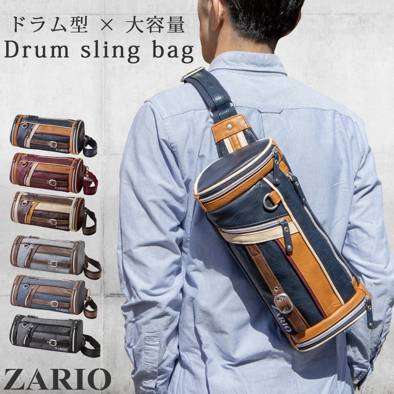 ZARIO（ザリオ） ボディバッグ メンズ ショルダーバッグ ファニー