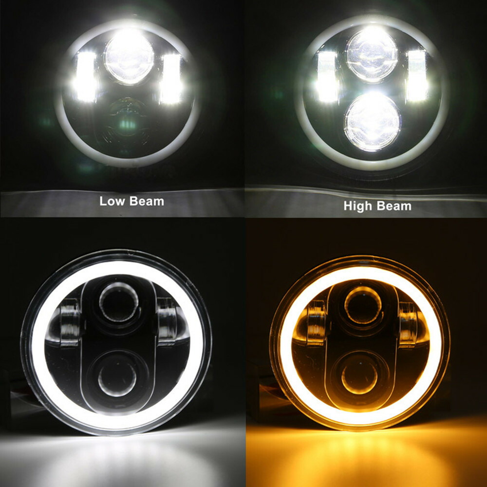 5.75インチ LEDヘッドライト ハーレーダビッドソン スポーツスター用