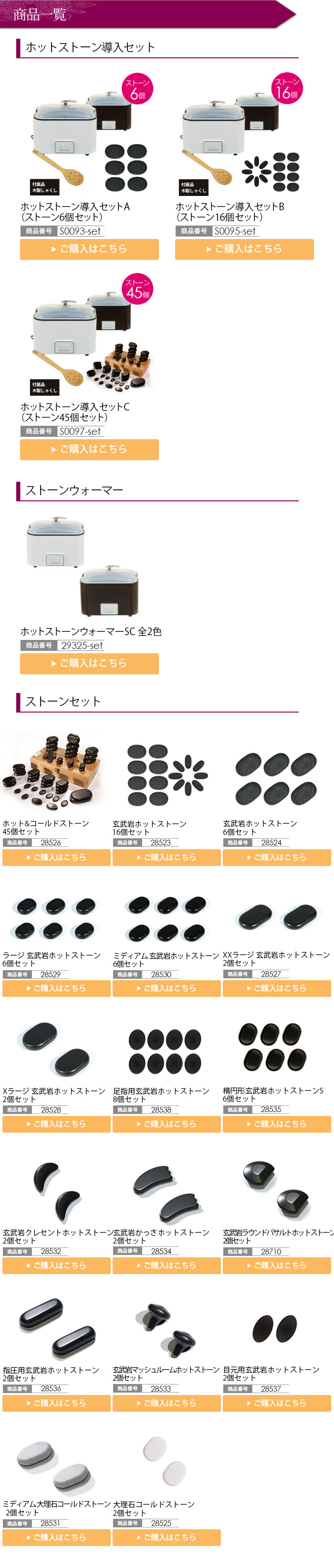 ホットストーン 導入セット ウォーマー ストーン16個 ストーンセラピー