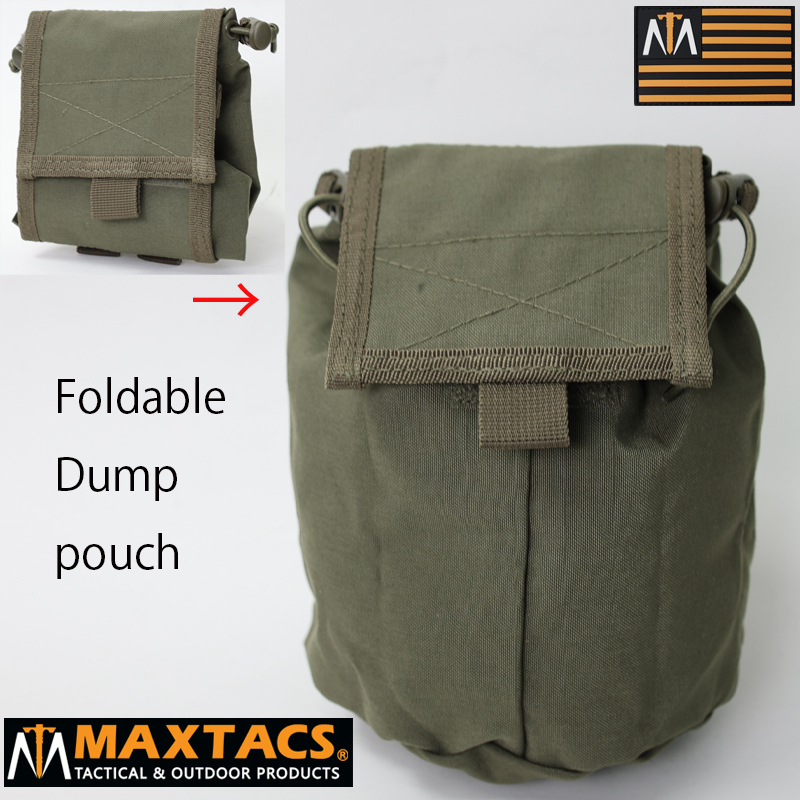 MAXTACS US. 折りたたみ ダンプポーチ[レンジャーグリーン]アメリカ軍