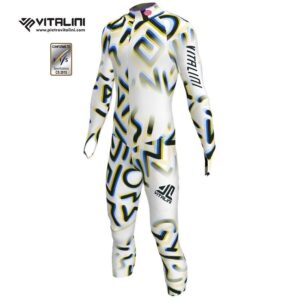 25 VITALINI ヴィタリーニ RACE SUIT ALPINE SKI FIS 【VP36】【WHITE
