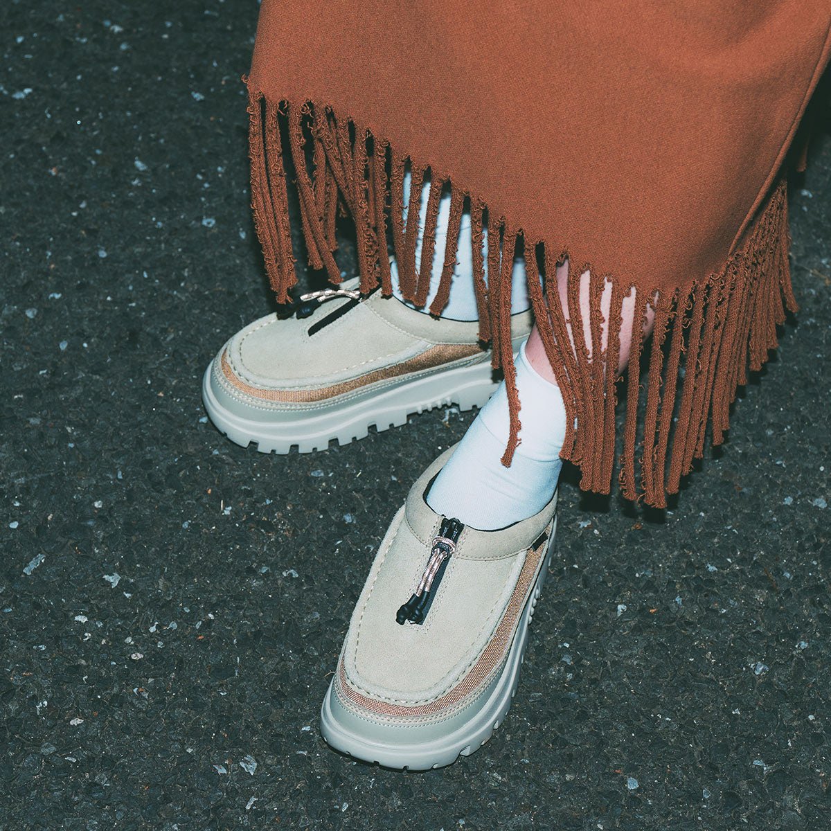 SHAKA ジップモカシンミュール ZIP MOCCASIN MULE EX [メンズ