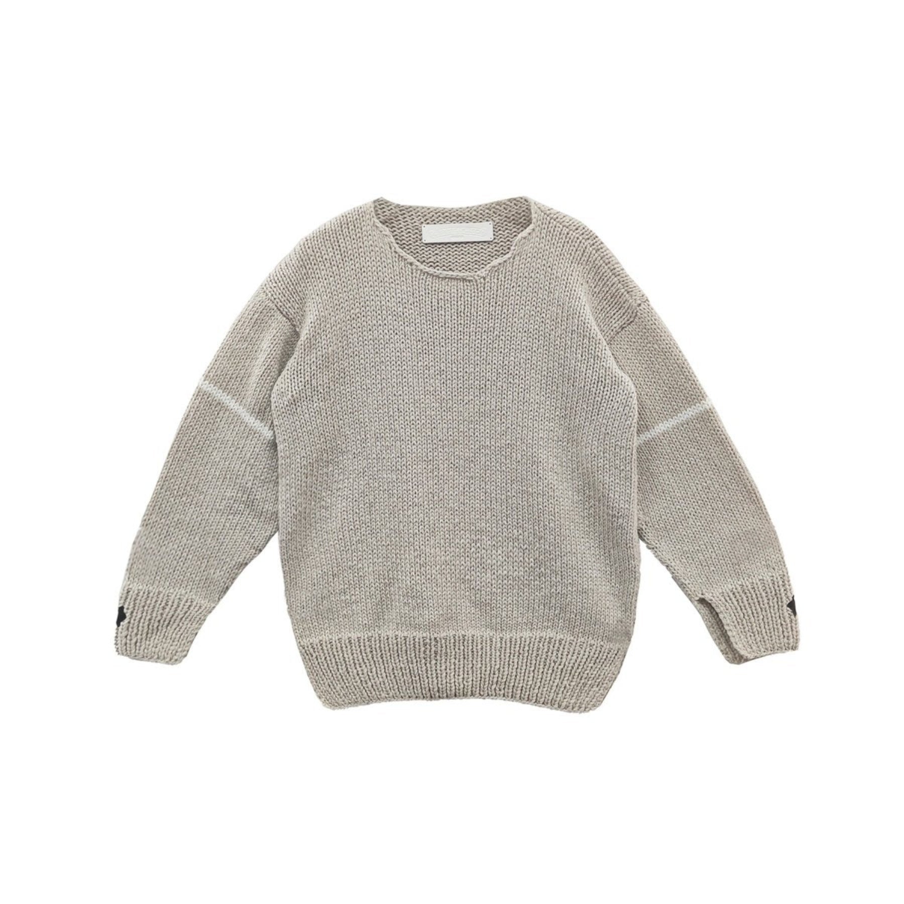 CHROME HEARTS (クロムハーツ) ブラックレザークロスパッチカシミア